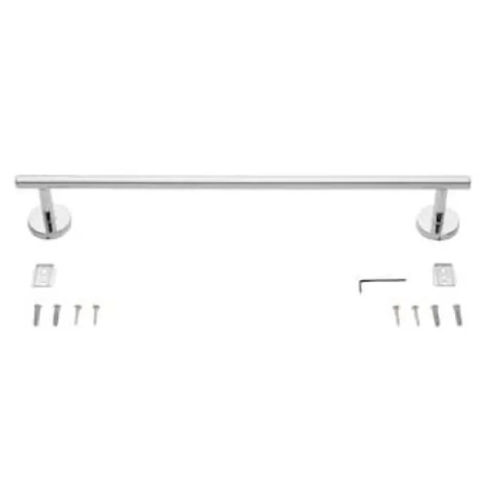 allen + roth Harlow 18-in Polished Chrome Wall-mount Single Towel Bar